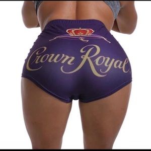 Crown royal shorts boy shorts